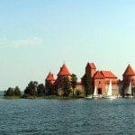 Island Castle in Trakai, Lithuania