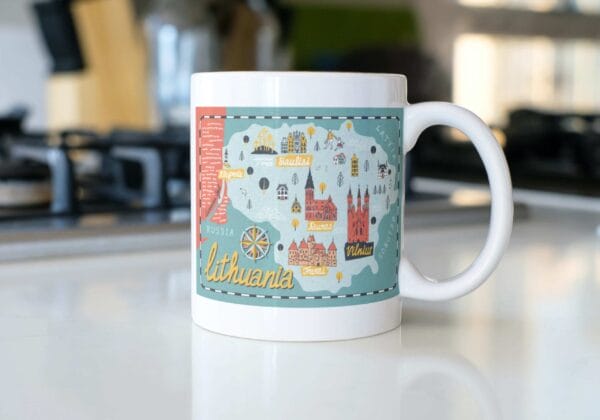 lithuania map on mug scaled 1