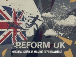 Kiek realistiškas masinis deportavimas, jei „Reform UK” gautų valdžią Jungtinėje Karalystėje? deportavimas